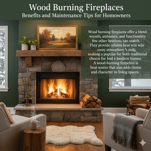 Wood Burning Fireplaces Benefits and Maintenance Tips for Homeowners