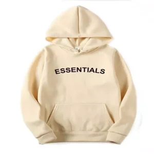 Essentials Hoodie Soft Cotton Comfort Pullover for Daily Use