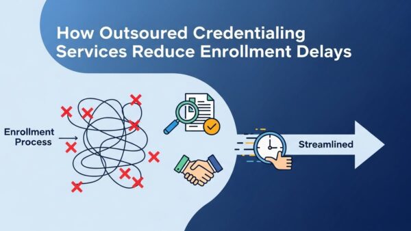 How Outsourced Credentialing Services Reduce Enrollment Delays